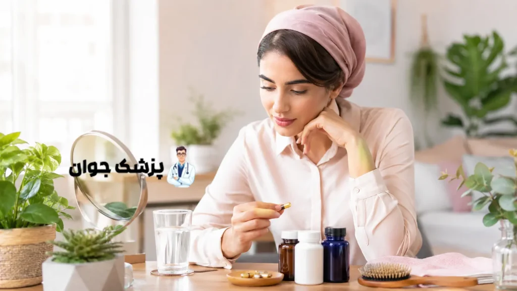 ویتامین برای ریزش مو