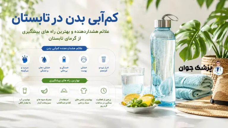 کم‌آبی بدن در تابستان